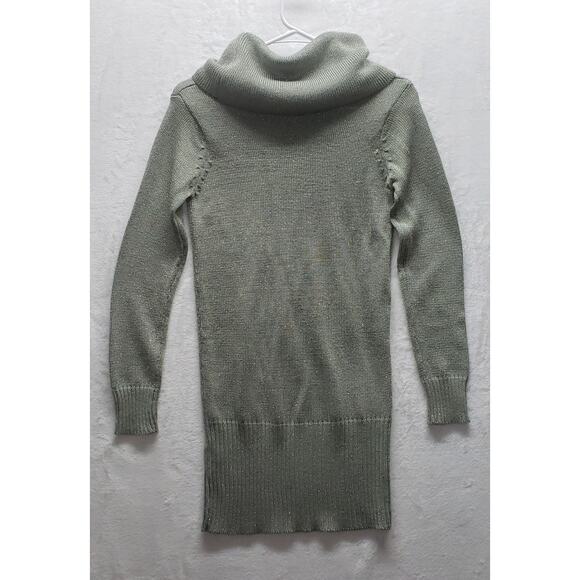 Vintage M&M Miss Milan Sage Green Sweater Tunic XS – Boutique 80s/90s Knit - Picture 5 of 10